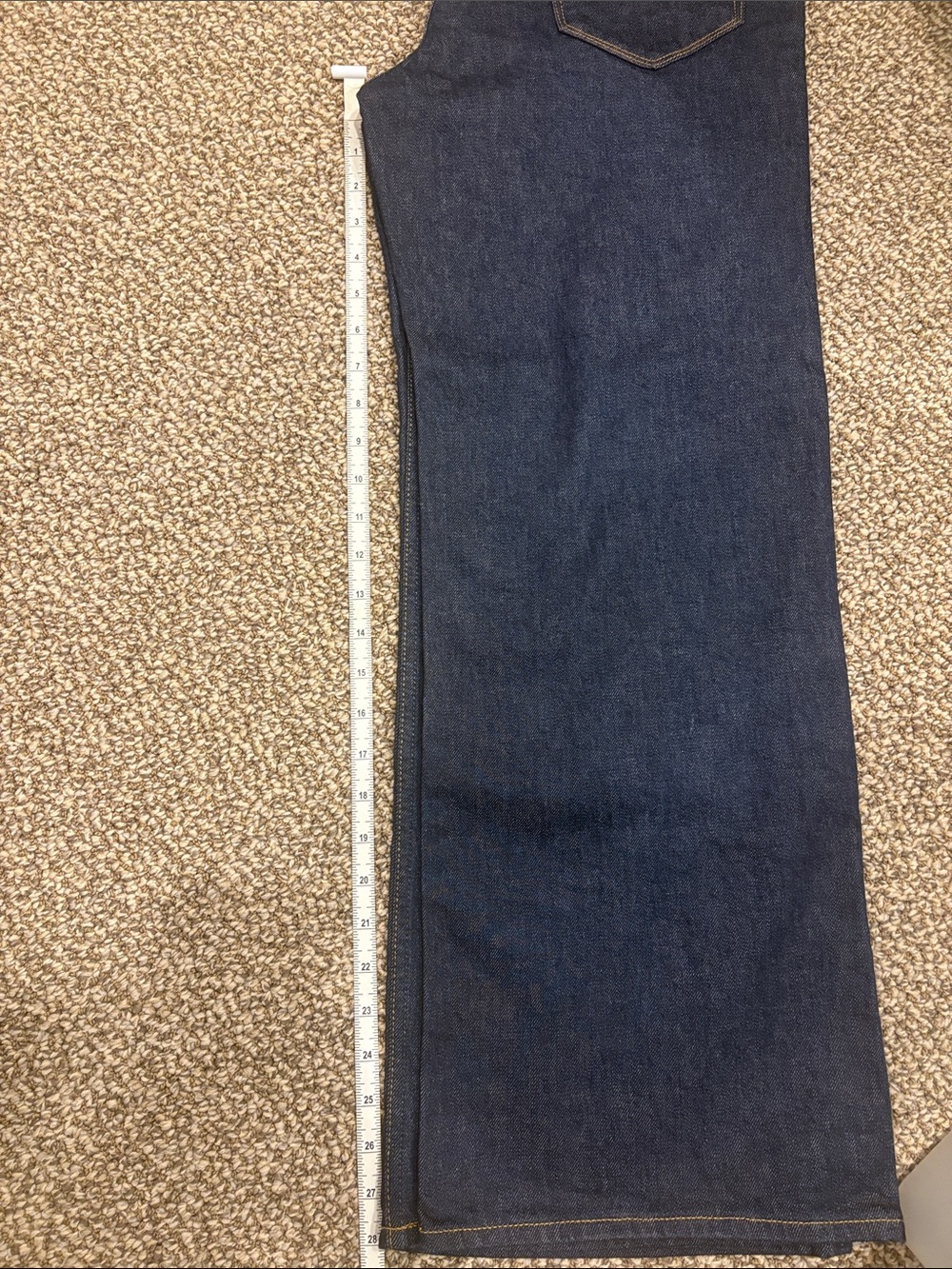 Jamie Haller Wide-Leg Women's Jeans in Dark Indigo - Picture 7 of 7